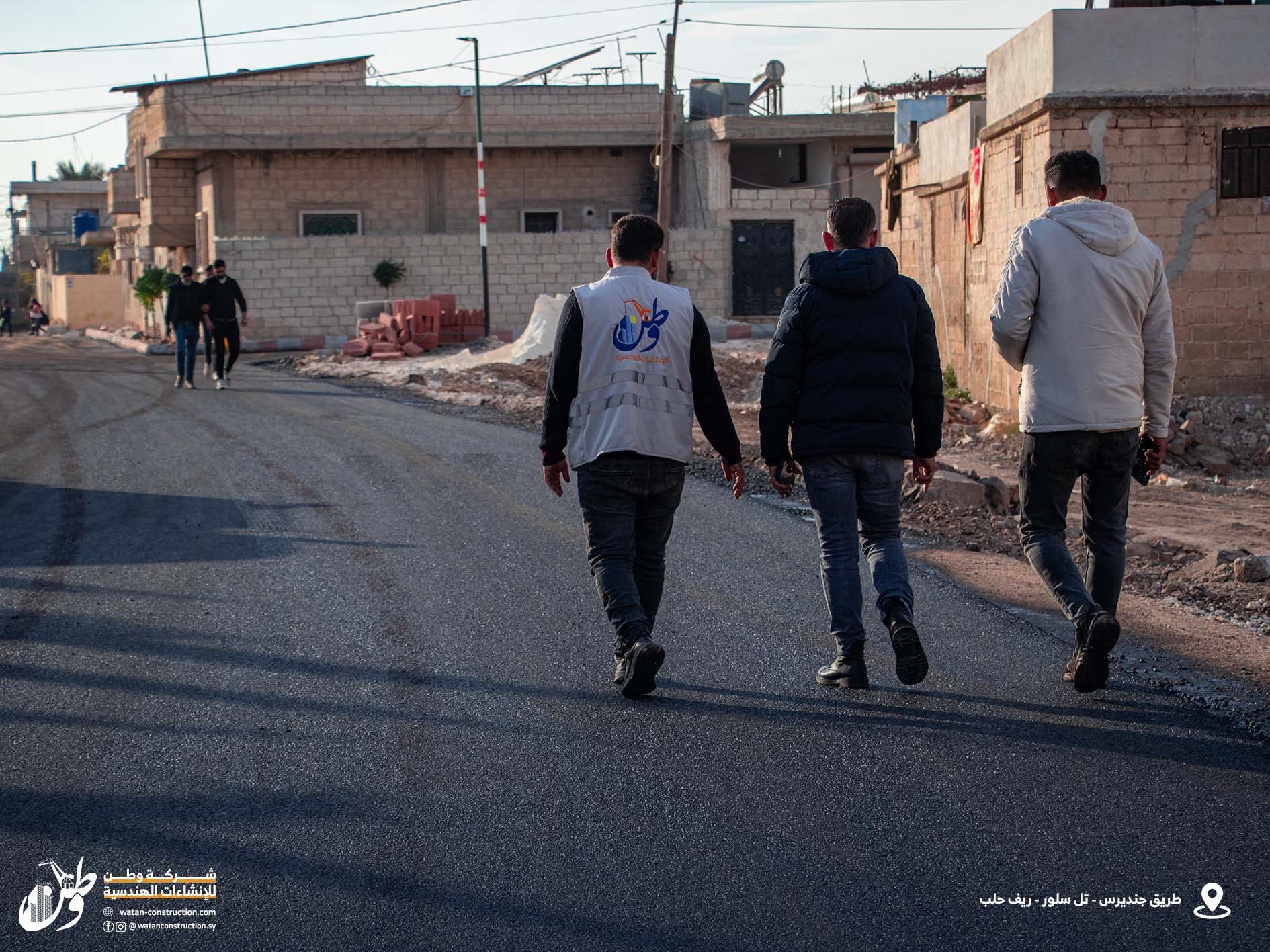 Asphalting of the Jenderes-Tel Salour road by Watan Company (8)