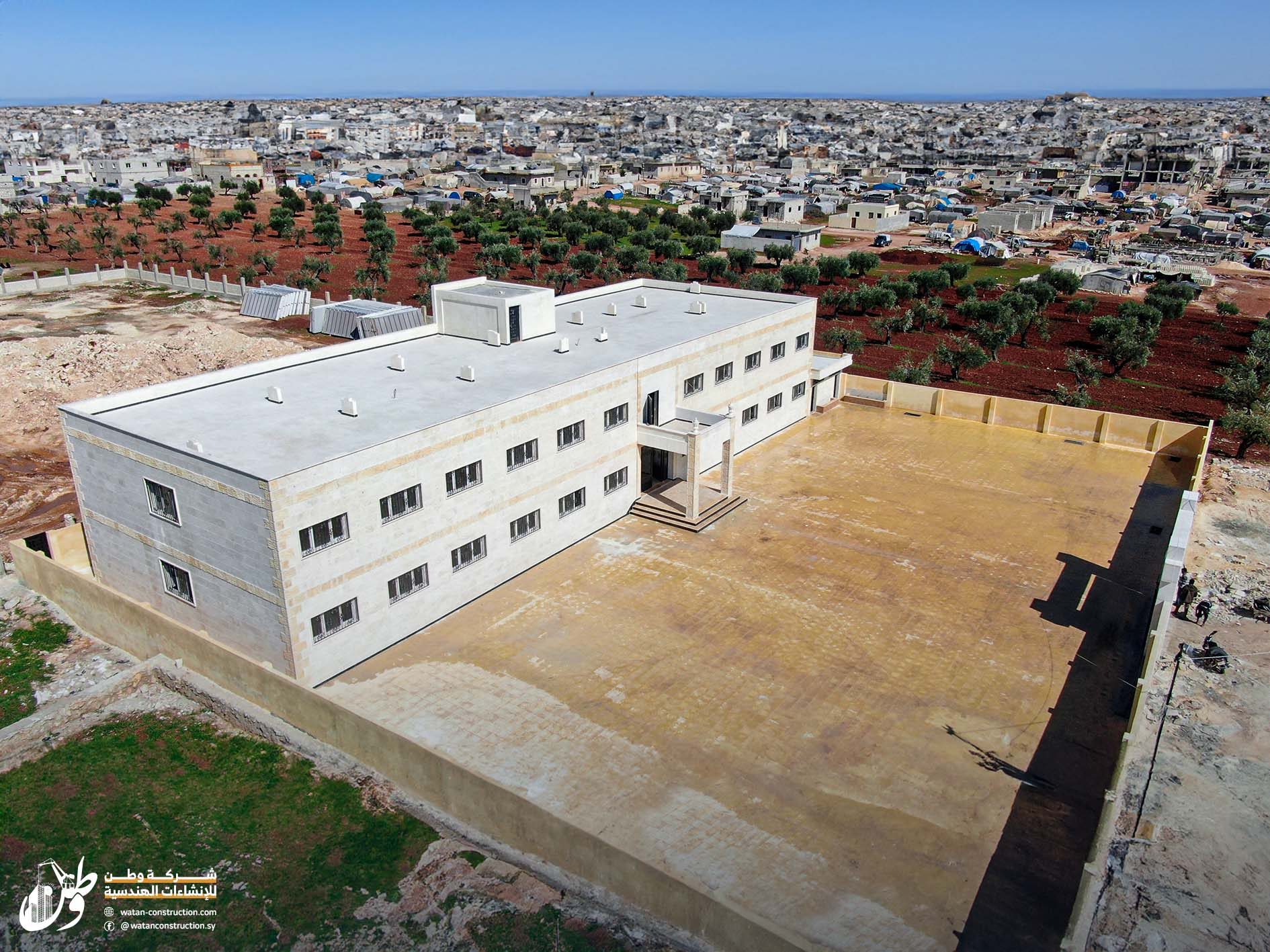 Completion of the construction of Al-Rowad School in Jenderes1