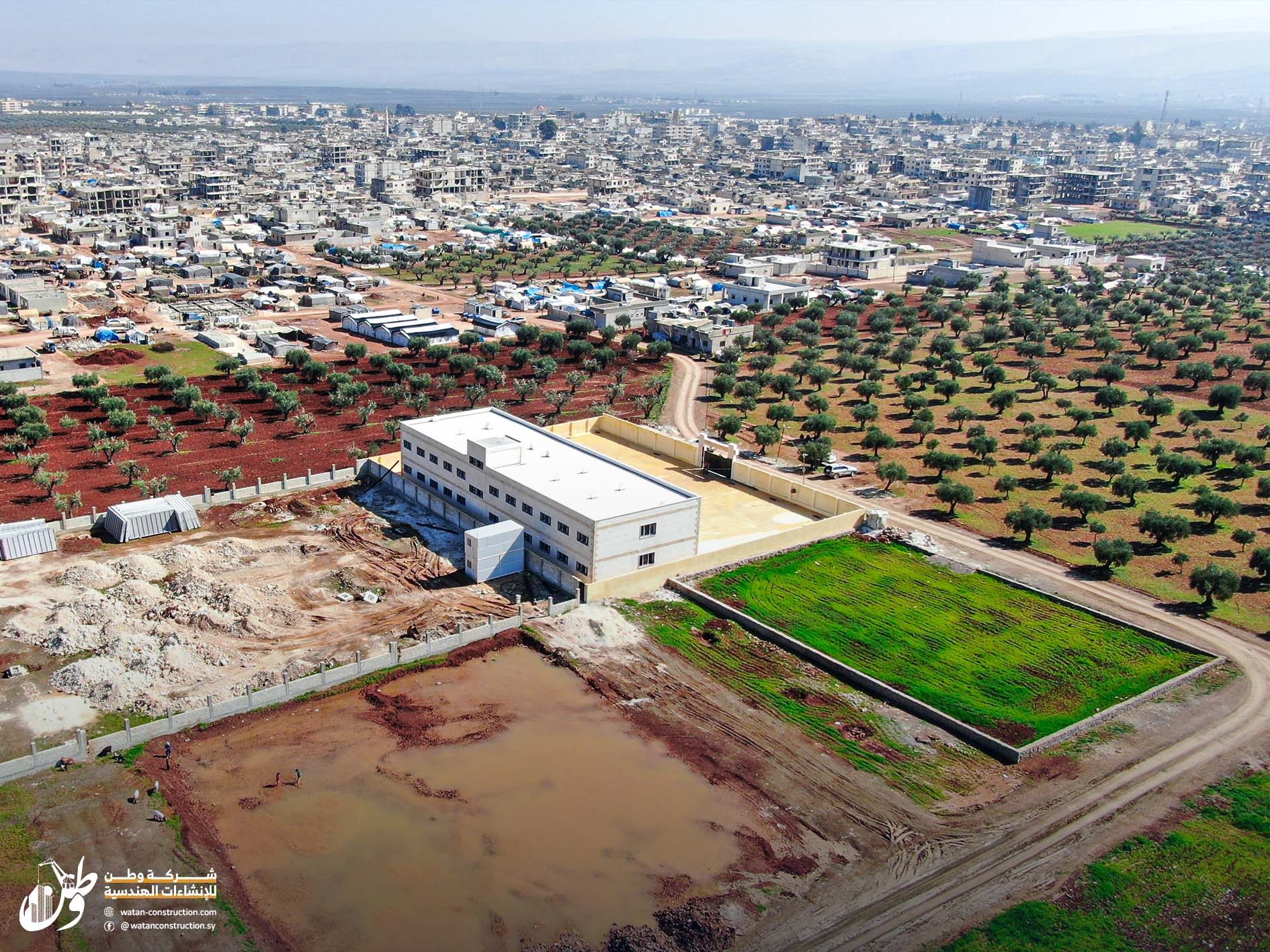 Completion of the construction of Al-Rowad School in Jenderes6