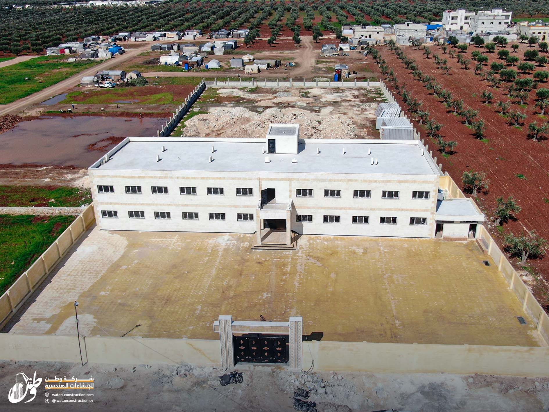 Completion of the construction of Al-Rowad School in Jenderes7