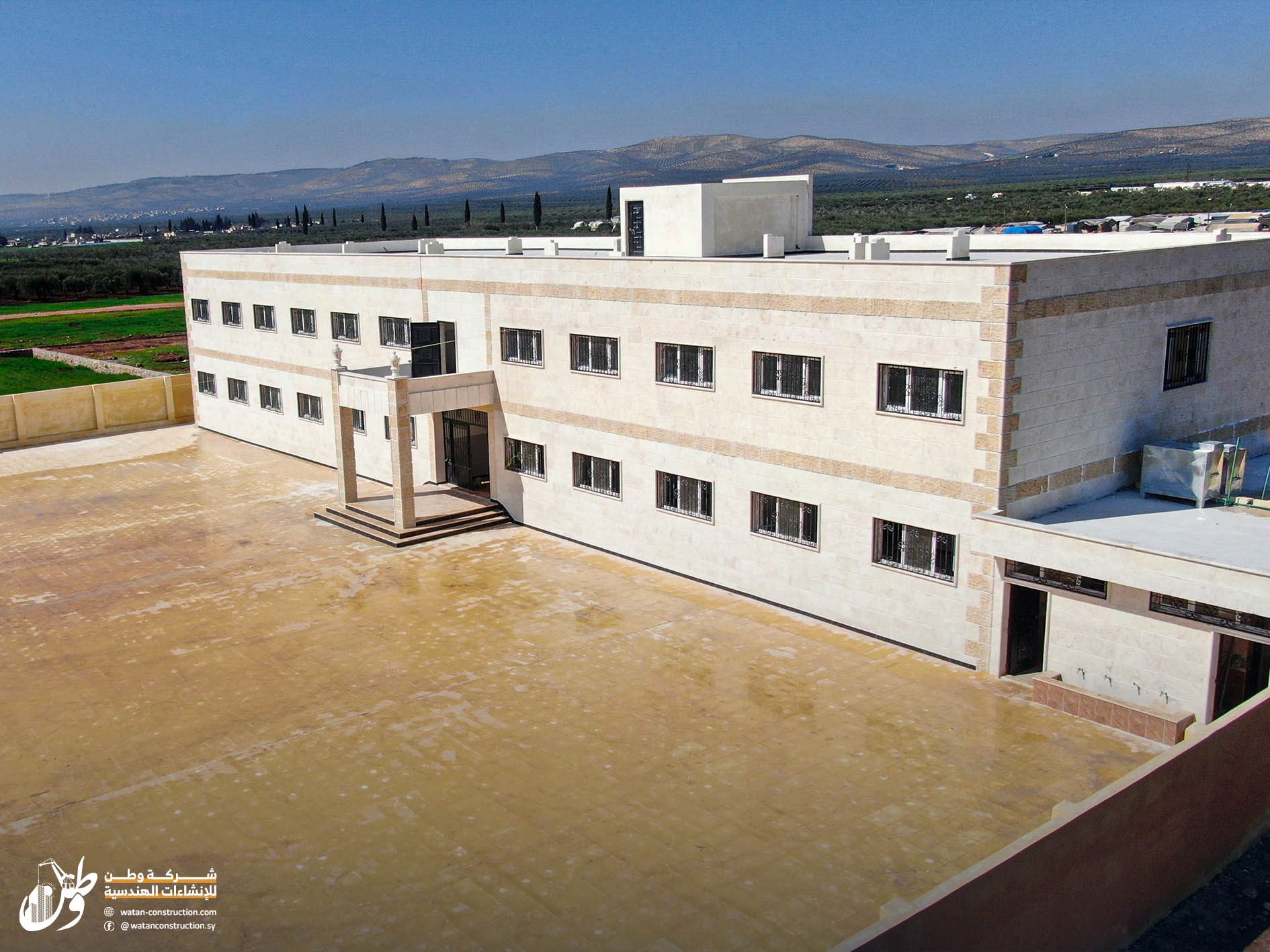 Completion of the construction of Al-Rowad School in Jenderes8