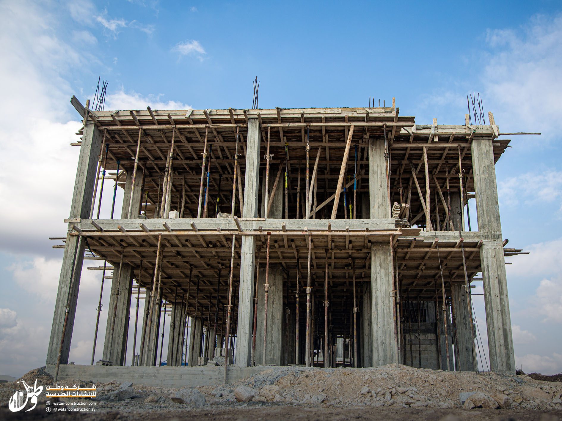 Construction of the second floor-Iqraa (1)