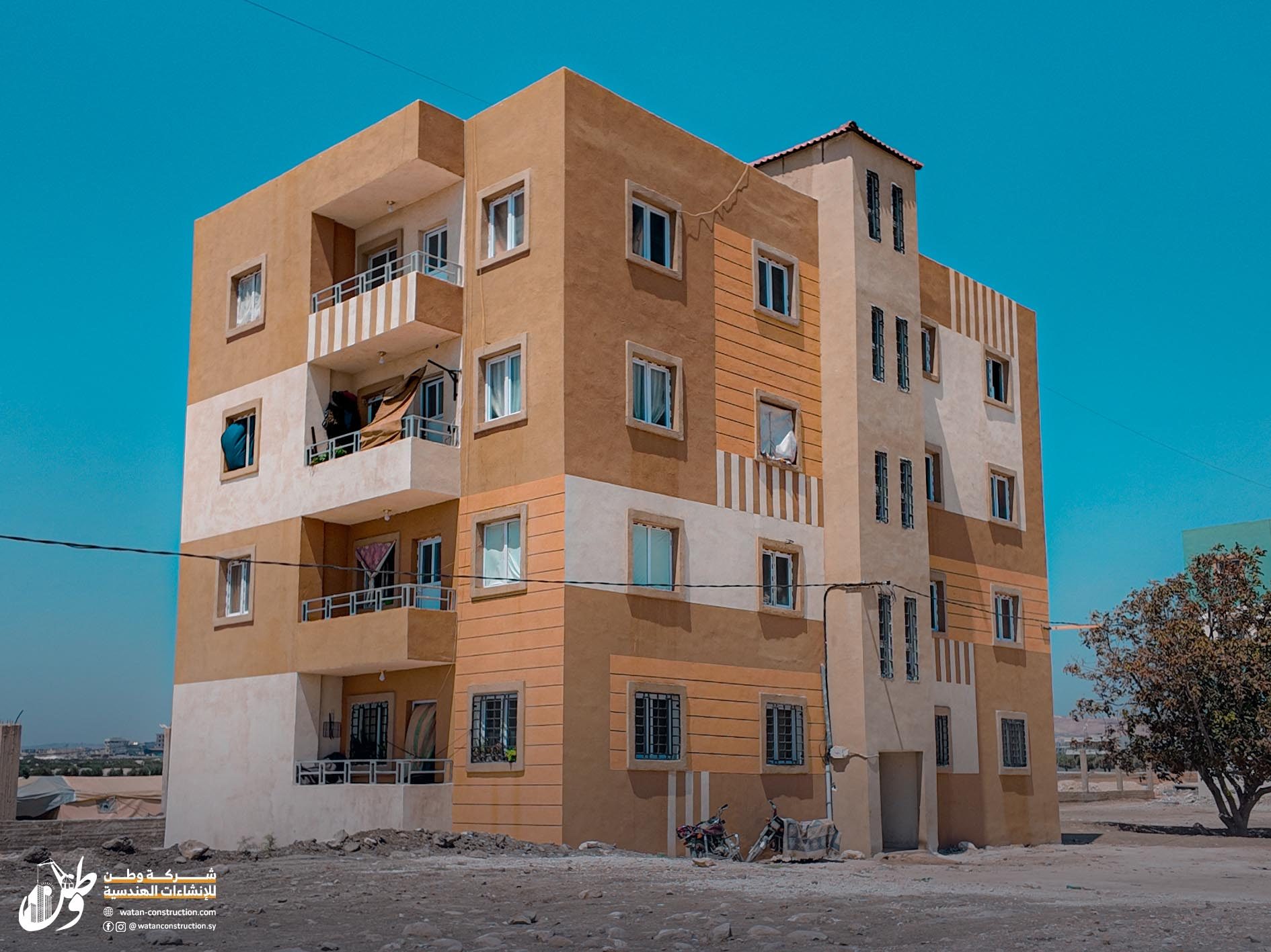 Final photos of the two-storey building project in Azaz city for the benefit of Iqraa Charity Foundation (3)