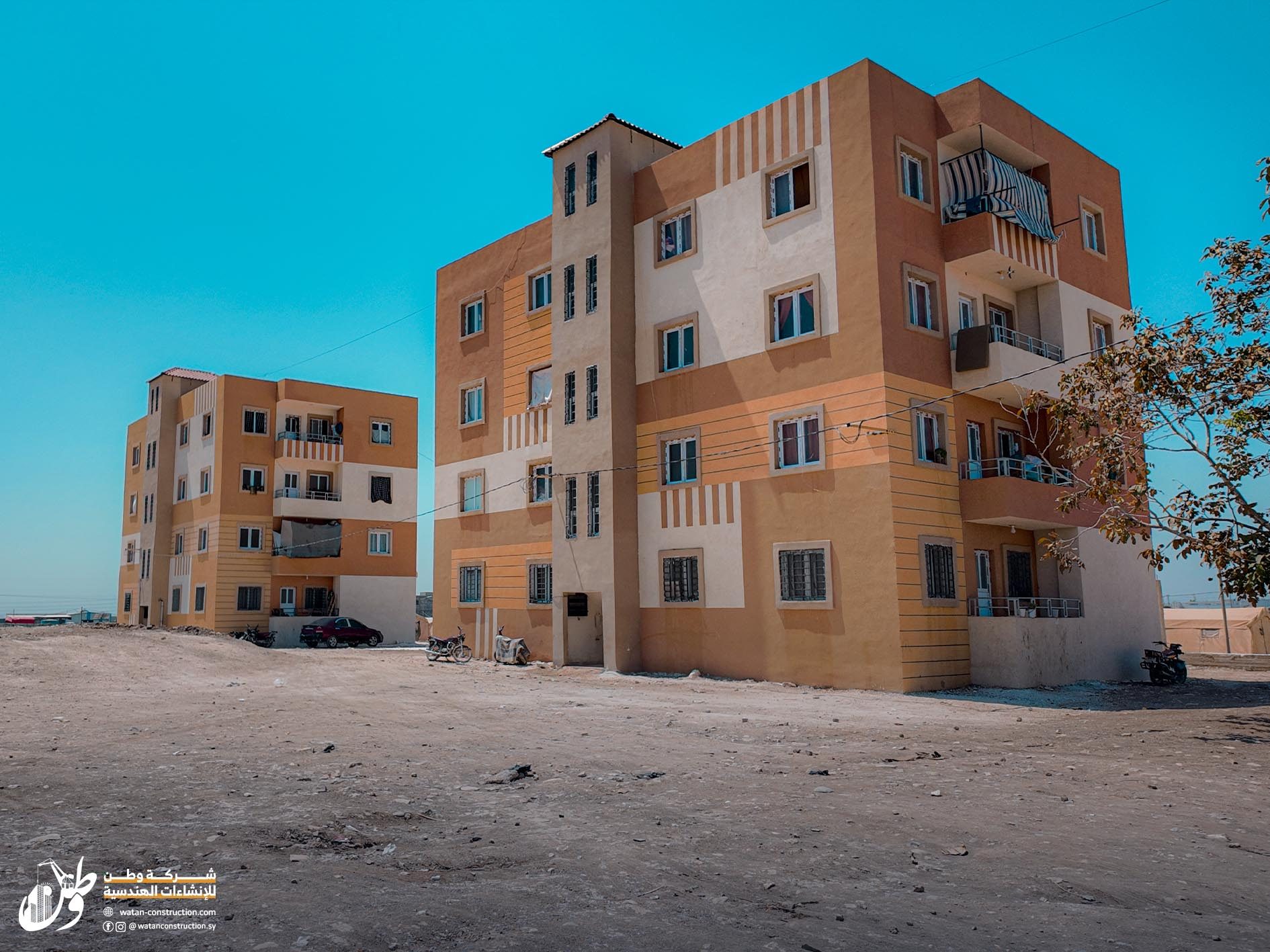 Final photos of the two-storey building project in Azaz city for the benefit of Iqraa Charity Foundation (4)