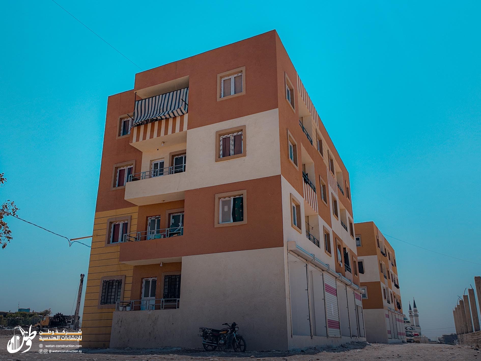 Final photos of the two-storey building project in Azaz city for the benefit of Iqraa Charity Foundation (6)