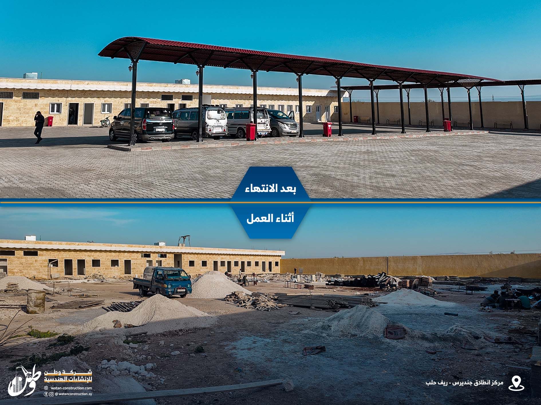 Photos during and after the implementation of the Jandairis Launch Center by Watan Company (3)