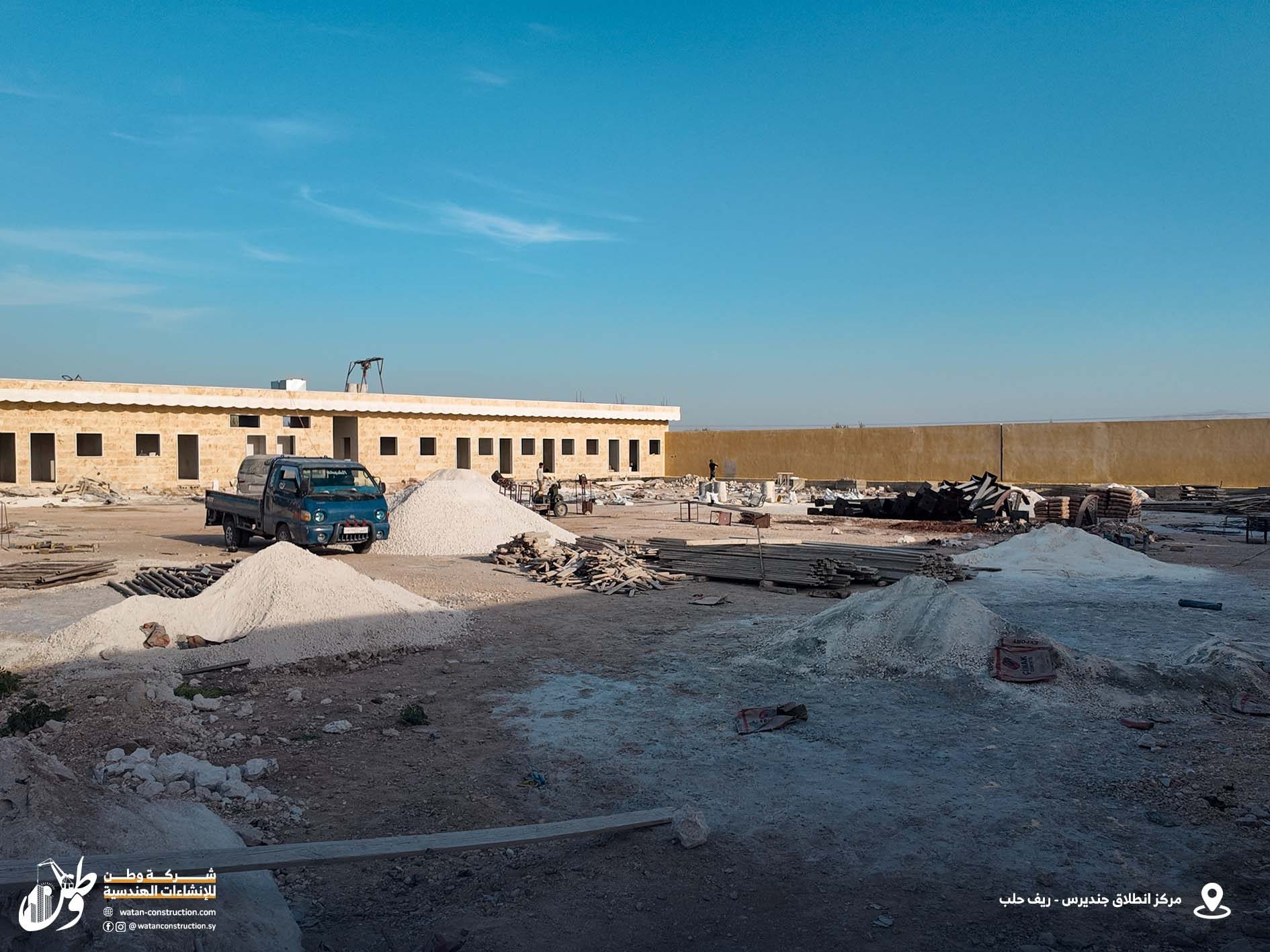 Photos during the work of Watan Company in the early stages of the launch center of Jandairis (2)