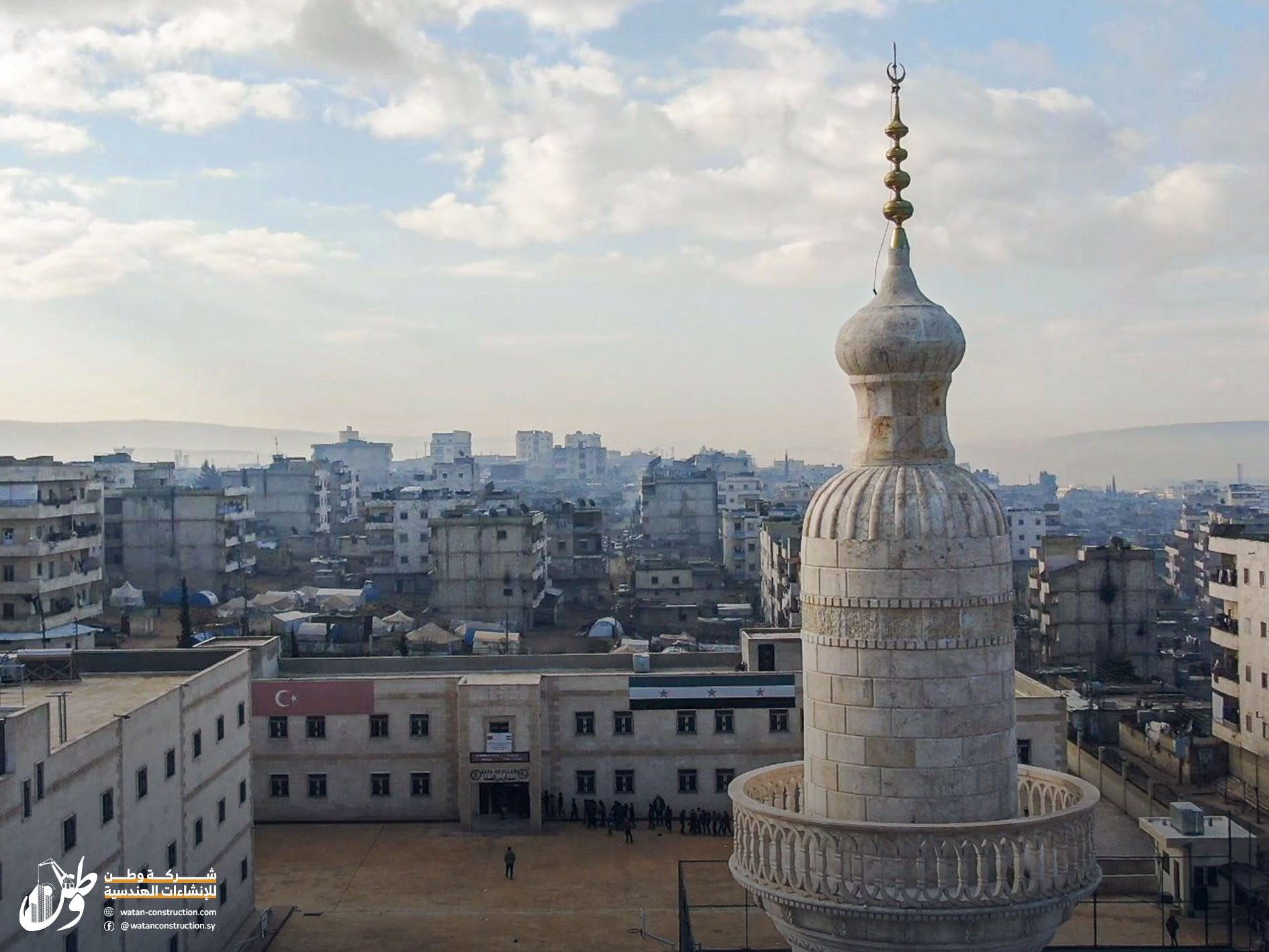 stepped down and tiled the mosque (14)